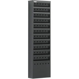 Safco Steel Magazine Rack - 11 Pockets Black Floor Stand - Display Racks