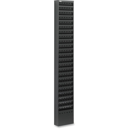 Safco Steel Magazine Rack: 23 Pockets Floor Stand Black - Durable & Stylish - Display Racks
