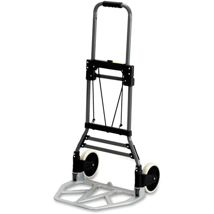Safco Stow-Away Medium Hand Truck: Telescopic Handle 275 lb Capacity - Trucks & Dollies