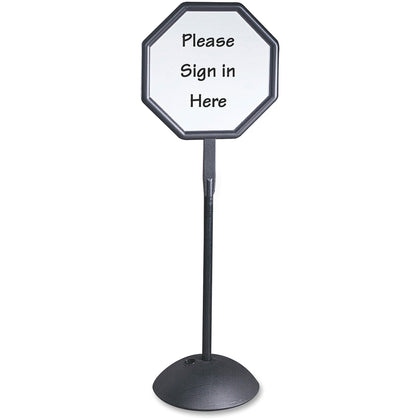Safco Write Way Dual-sided Directional Sign - Magnetic & Durable - Indoor/Outdoor Office - Signs Nameplates