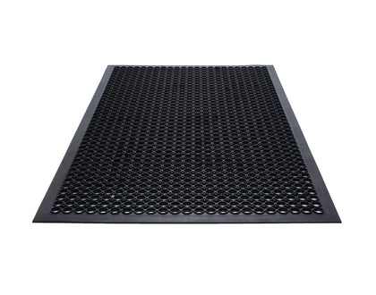 Safety Chef All Rubber Mat - Black / 3’X5’ - Floor Mats