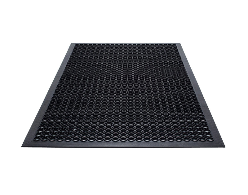 Safety Chef All Rubber Mat - Black / 3’X5’ - Floor Mats