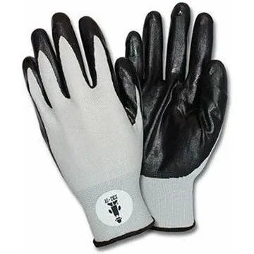 Safety Zone Knit Nitrile-Coated Gloves - Medium Size for Industrial (1 Dozen) - Coated
