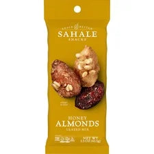 Sahale Snacks Honey Almonds Glazed Mix - Non-GMO Gluten-free - 1.50 oz - 18/Carton