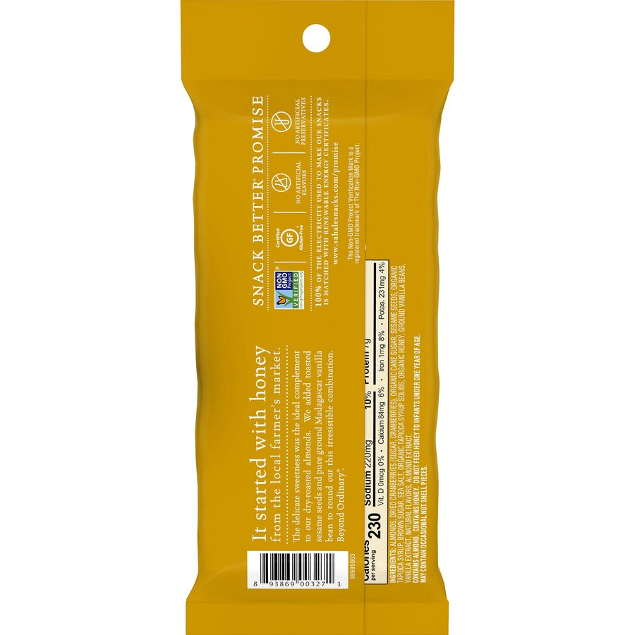 Sahale Snacks Honey Almonds Glazed Snack Mix - Rear