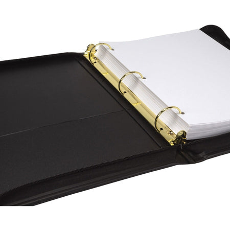 Samsill Samsill Classic 1.5 Inch Professional Binder with Zipper Closure - Black - Alternate-Image4