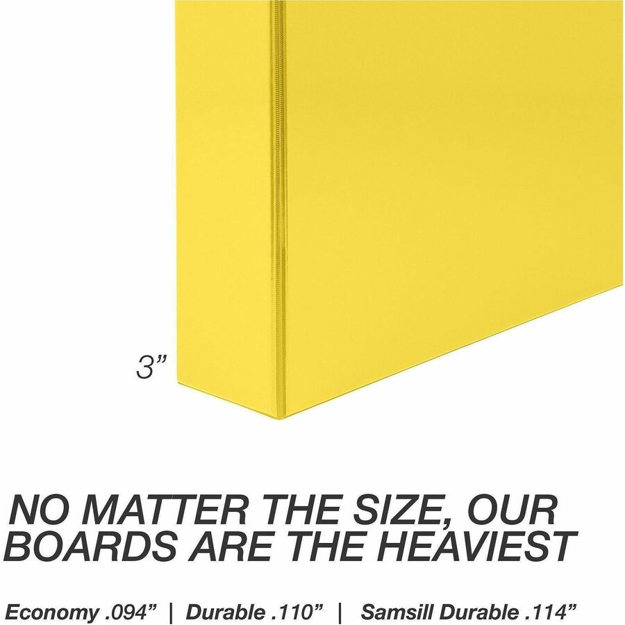 Samsill Durable Three-Ring View Binder - Alternate-Image7