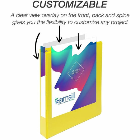 Samsill Durable Three-Ring View Binder - Alternate-Image2
