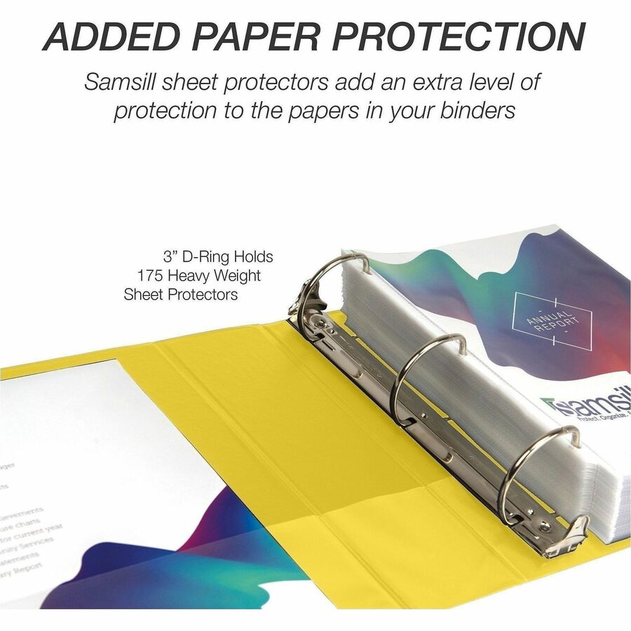 Samsill Durable Three-Ring View Binder - Alternate-Image6