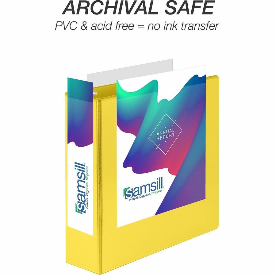 Samsill Durable Three-Ring View Binder - Alternate-Image4
