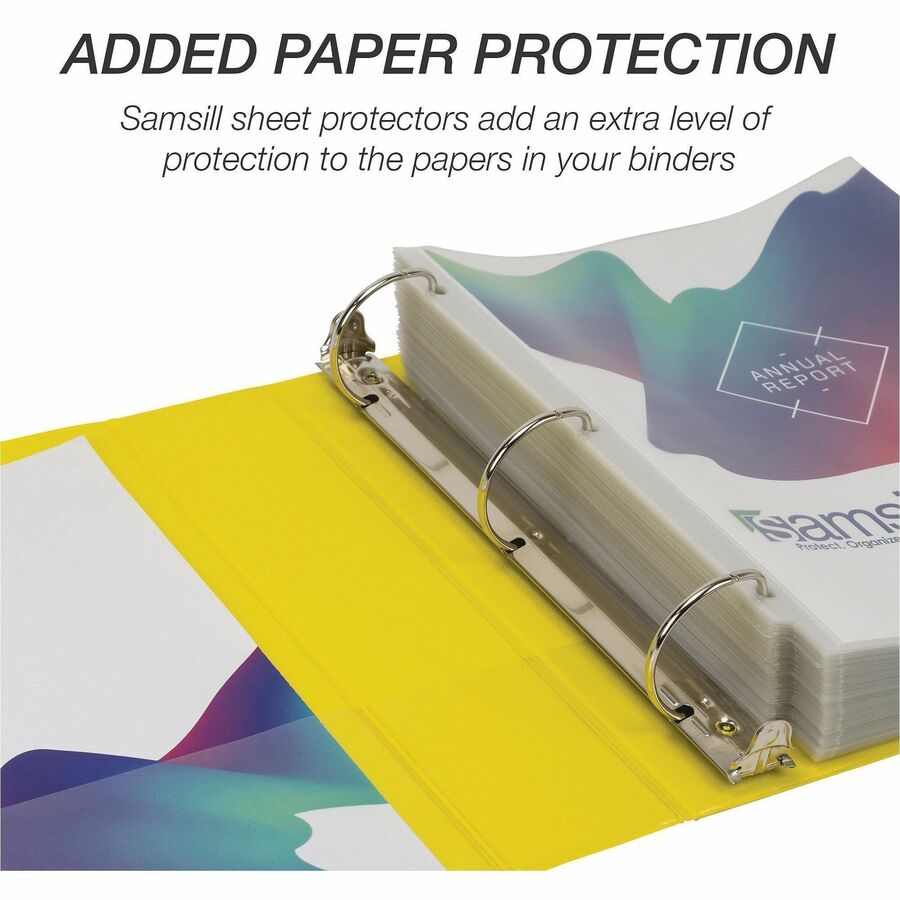 Samsill Durable Three-Ring View Binder - Alternate-Image6