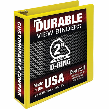 Samsill Durable Three-Ring View Binder - 2000