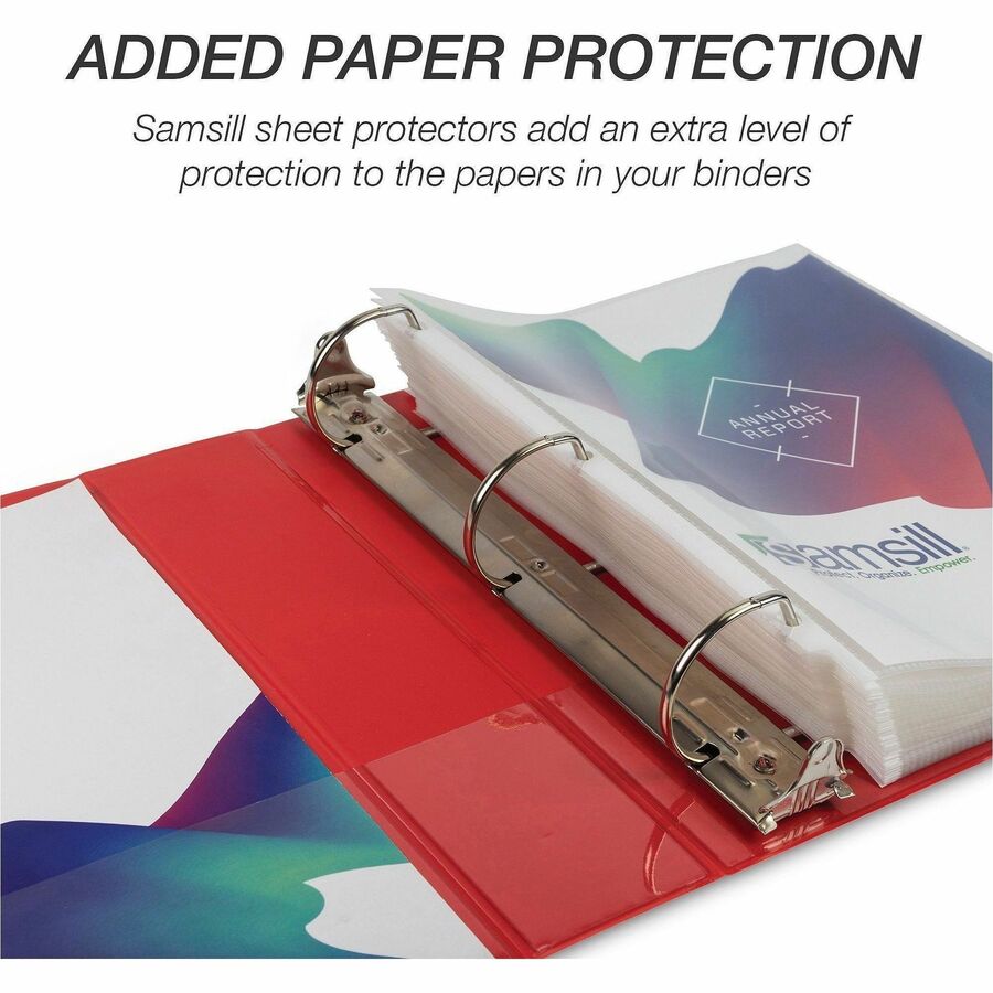 Samsill Durable Three-Ring View Binder - Alternate-Image6