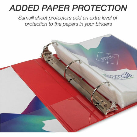 Samsill Durable Three-Ring View Binder - Alternate-Image6