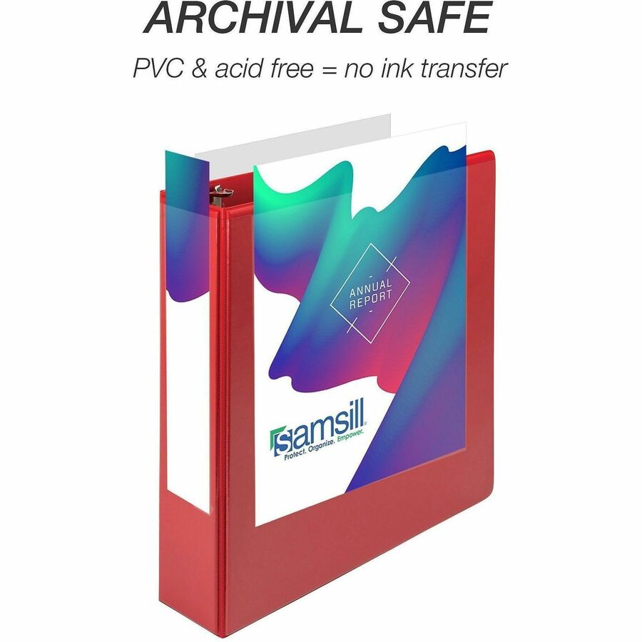 Samsill Durable Three-Ring View Binder - Alternate-Image4