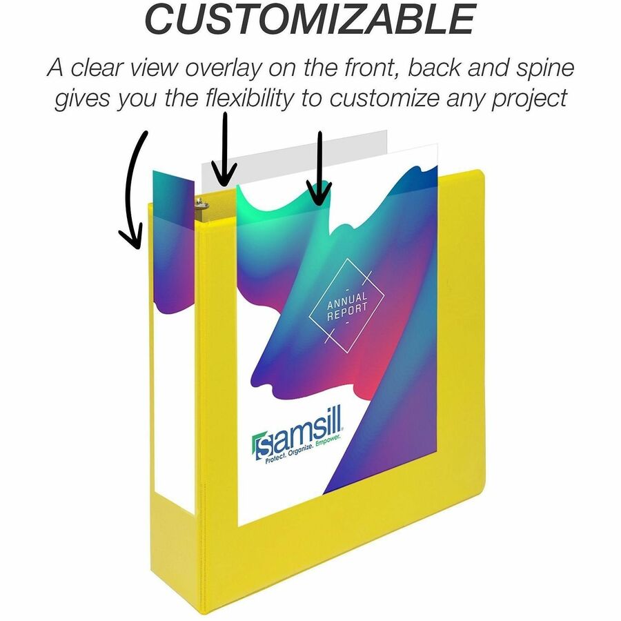 Samsill Durable Three-Ring View Binder - Alternate-Image5