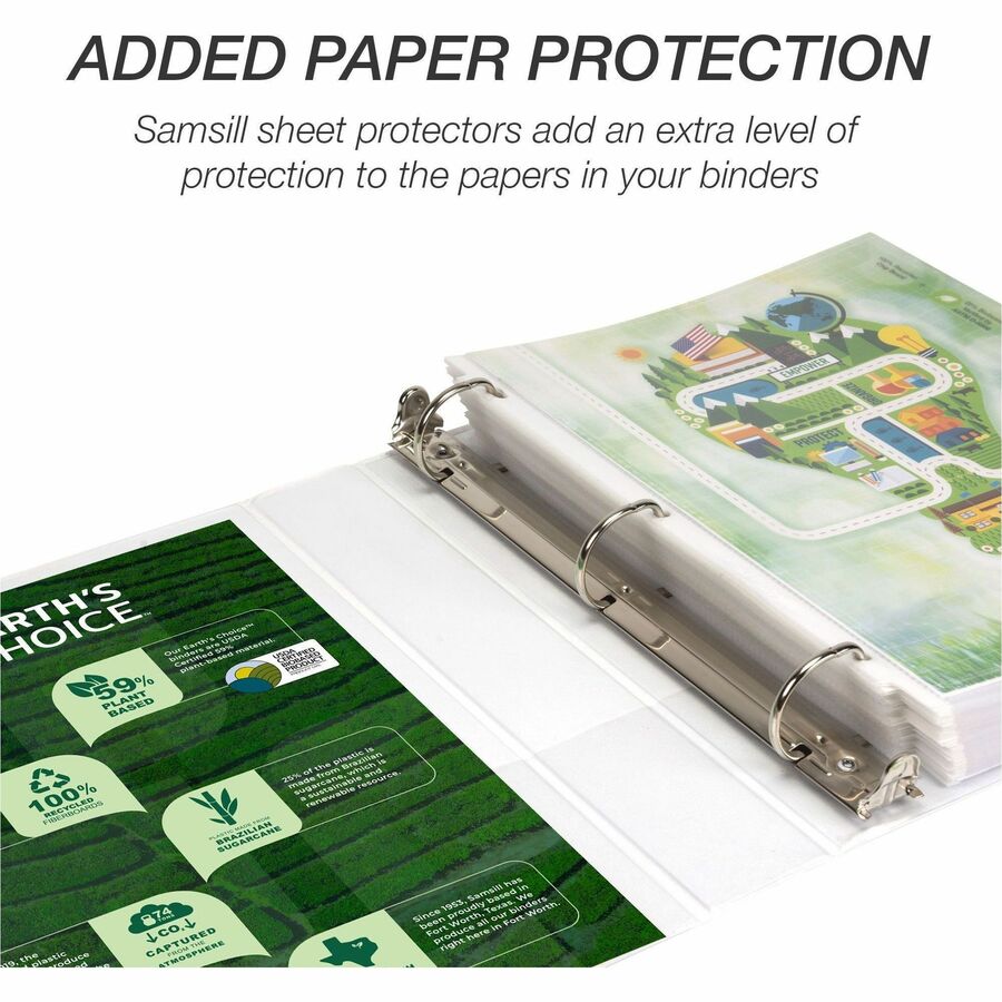 Samsill Earth's Choice Plant-based Durable View Binder - Alternate-Image2