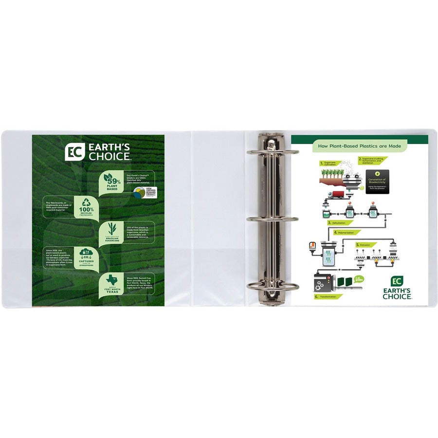 Samsill Earth's Choice Plant-based Durable View Binder - Alternate-Image3