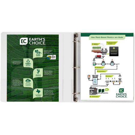 Samsill Earth's Choice Plant-based Durable View Binder - Alternate-Image3