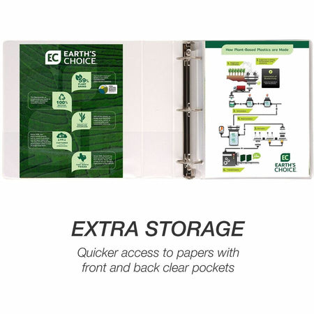 Samsill Earth's Choice Plant-based Durable View Binder - Alternate-Image1