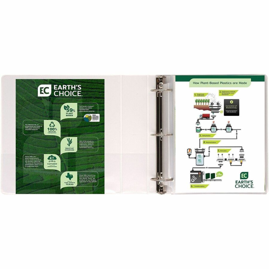 Samsill Earth's Choice Plant-based Durable View Binder - Alternate-Image9