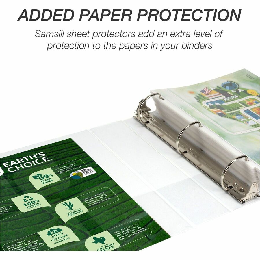 Samsill Earth's Choice Plant-based Durable View Binder - Alternate-Image2