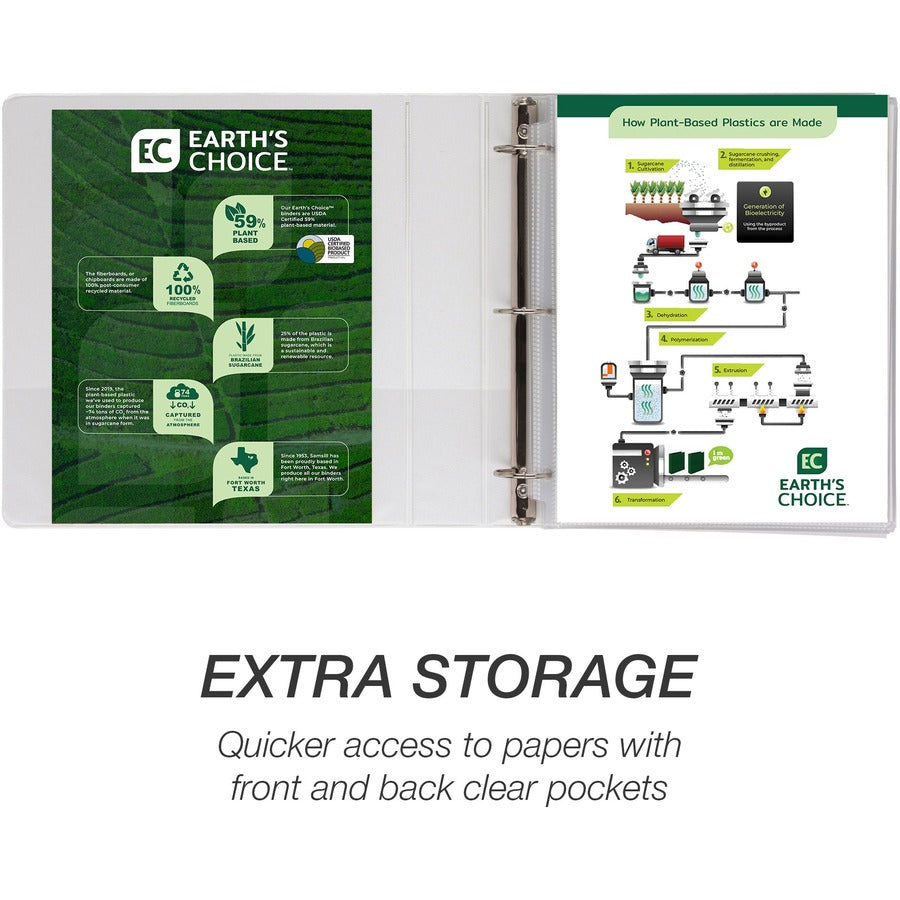 Samsill Earth's Choice Plant-based Durable View Binder - Alternate-Image6