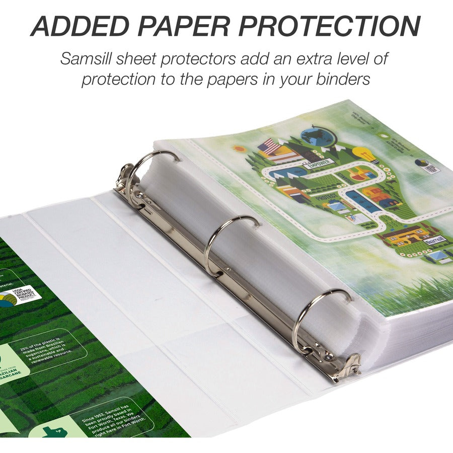 Samsill Earth's Choice Plant-based Durable View Binder - Alternate-Image5