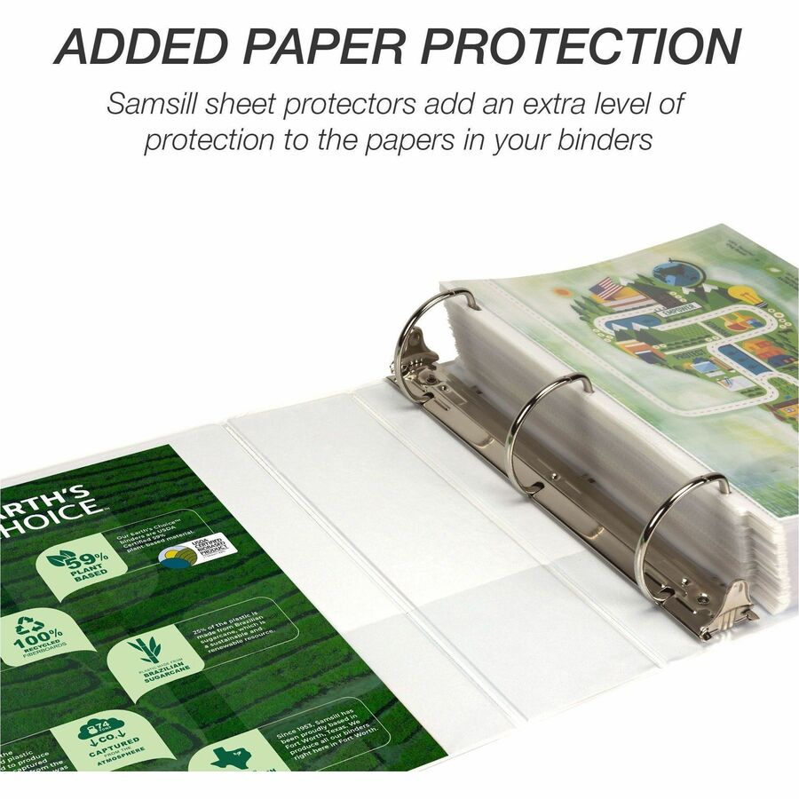Samsill Earth's Choice Plant-based Durable View Binder - Alternate-Image2