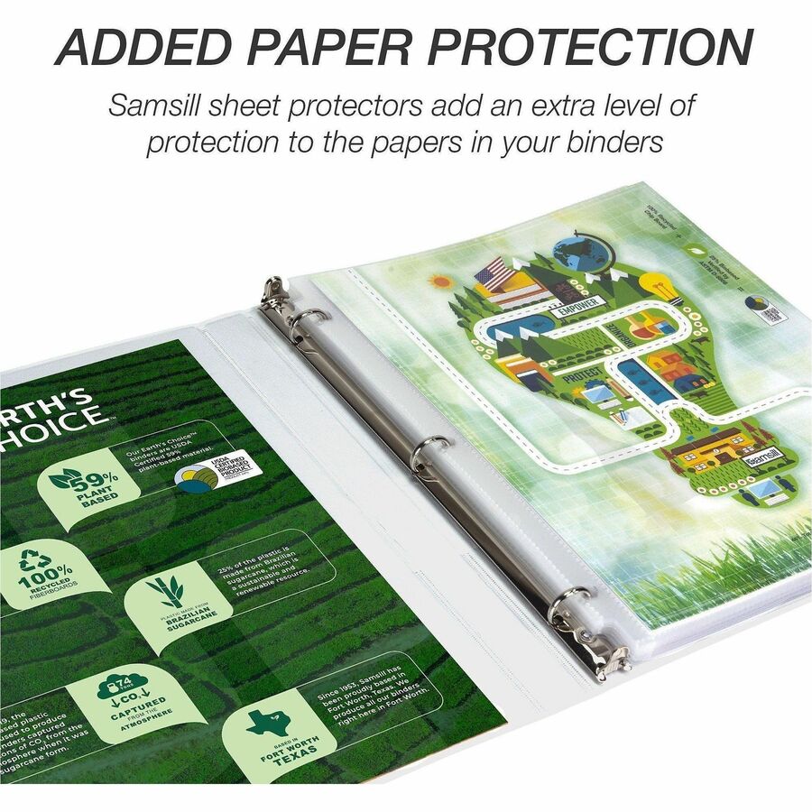 Samsill Earth's Choice Plant-based Durable View Binder - Alternate-Image11