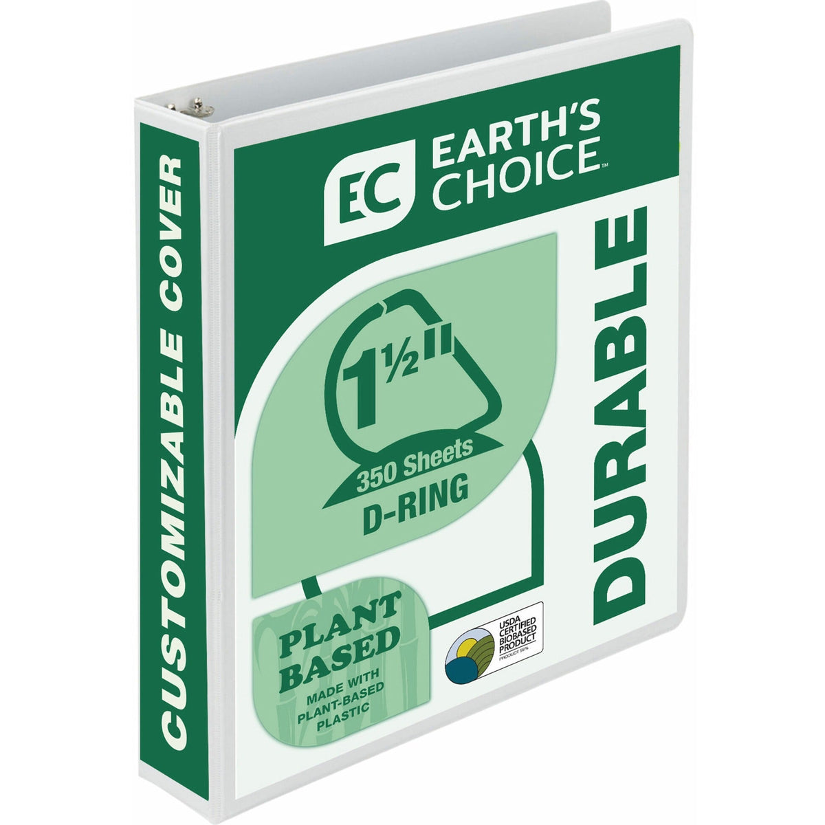 Samsill Earth's Choice Plant-based Durable View Binder - 2000