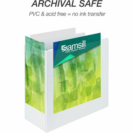 Samsill Earth's Choice Plant-based Durable View Binder - Left