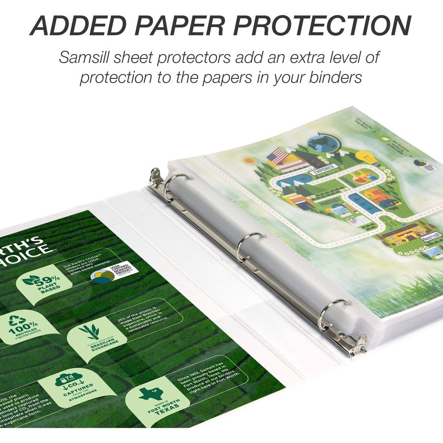Samsill Earth's Choice Plant-based Durable View Binder - Alternate-Image7