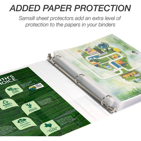 Samsill Earth's Choice Plant-based Durable View Binder - Alternate-Image7