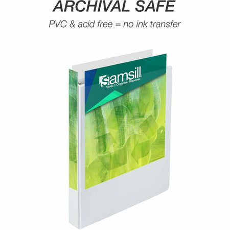 Samsill Earth's Choice Plant-based Durable View Binder - Left