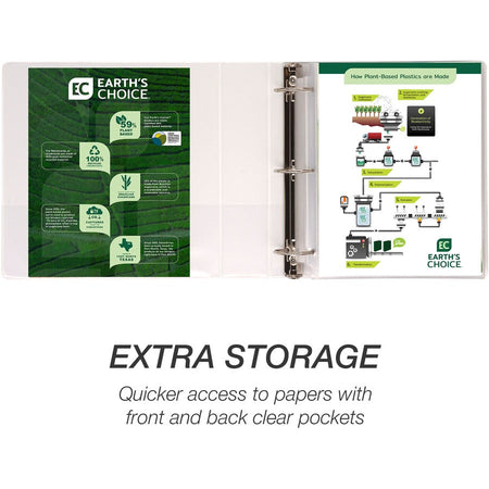 Samsill Earth's Choice Plant-based Durable View Binder - Alternate-Image6