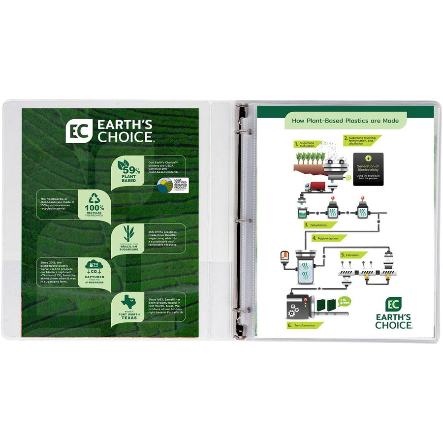 Samsill Earth's Choice Plant-based Durable View Binder - Alternate-Image4