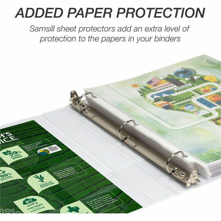 Samsill Earth's Choice Plant-based Durable View Binder - Front