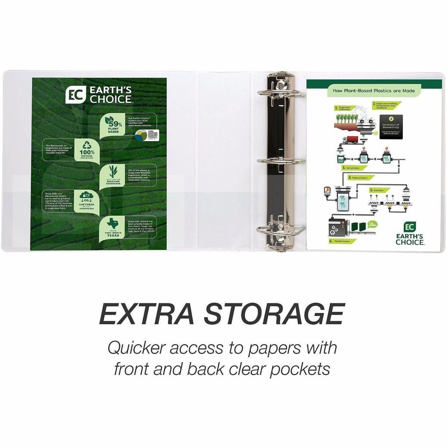 Samsill Earth's Choice Plant-based Durable View Binder - Alternate-Image6