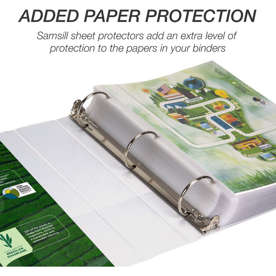 Samsill Earth's Choice Plant-based Durable View Binder - Alternate-Image5