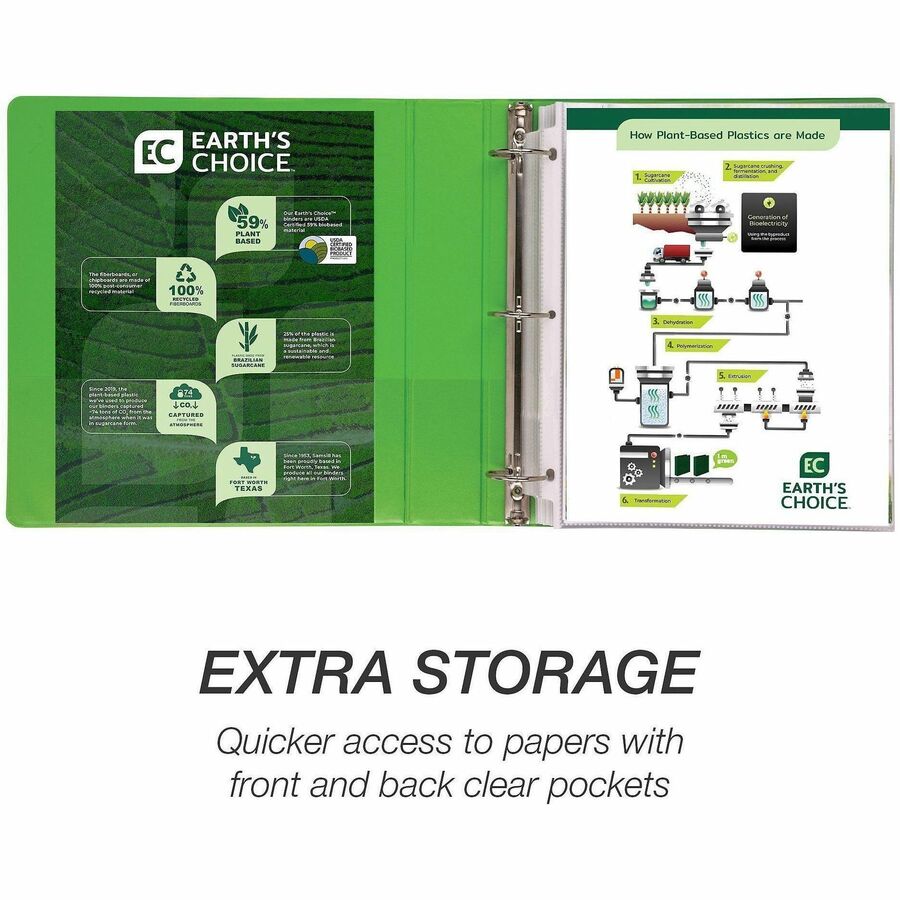 Samsill Earth's Choice Plant-based View Binders - Alternate-Image6