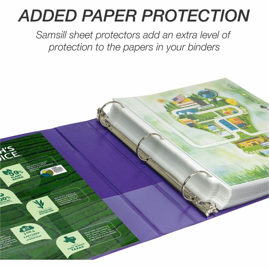 Samsill Earth's Choice Plant-based View Binders - Top