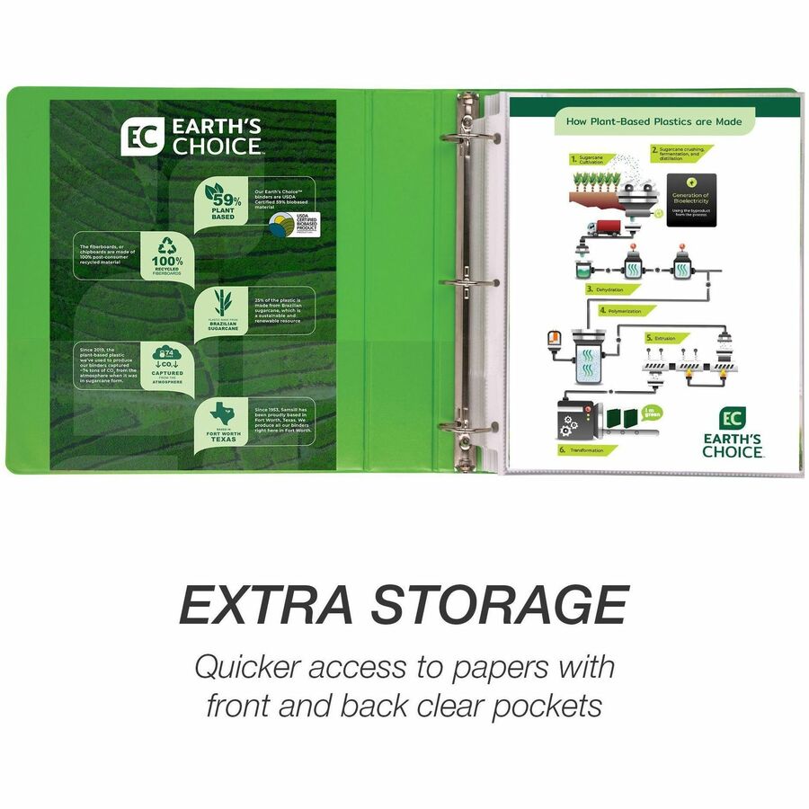 Samsill Earth's Choice Plant-based View Binders - Alternate-Image1