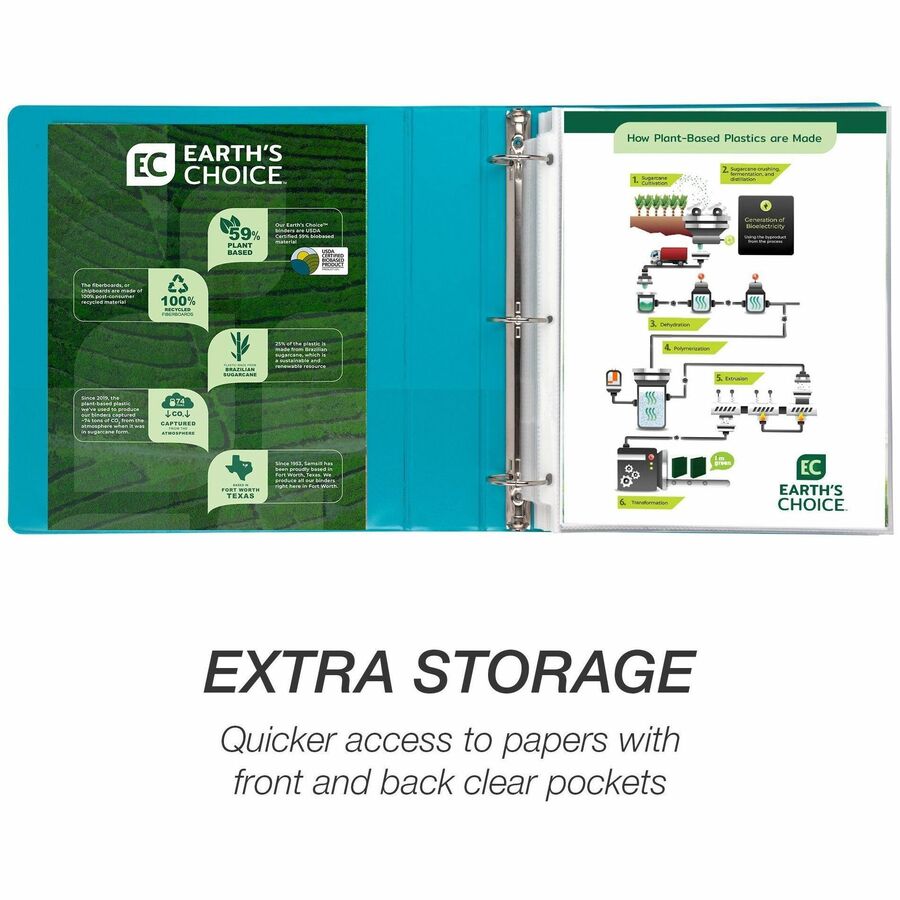 Samsill Earth's Choice Plant-based View Binders - Alternate-Image1