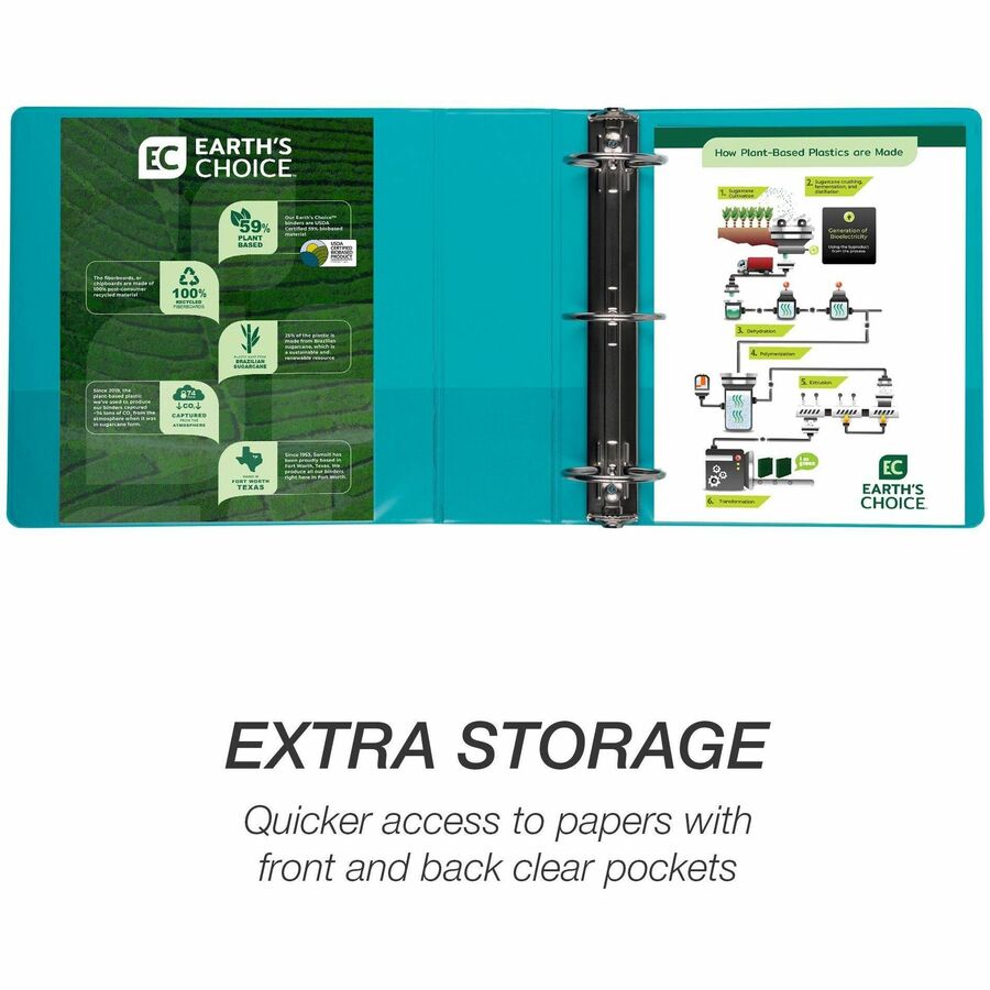 Samsill Earth's Choice Plant-based View Binders - Top