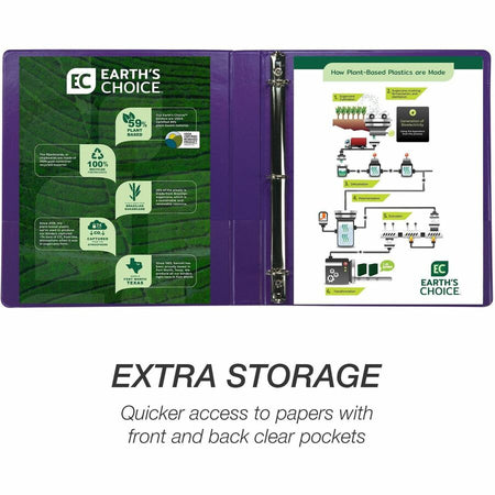 Samsill Earth's Choice Plant-based View Binders - Top