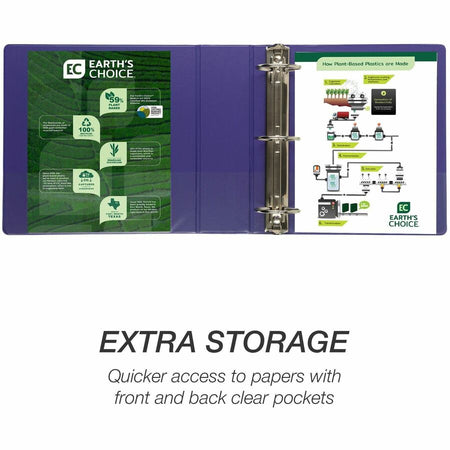 Samsill Earth's Choice Plant-based View Binders - Top