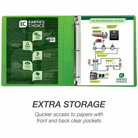 Samsill Earth's Choice Plant-based View Binders - Top