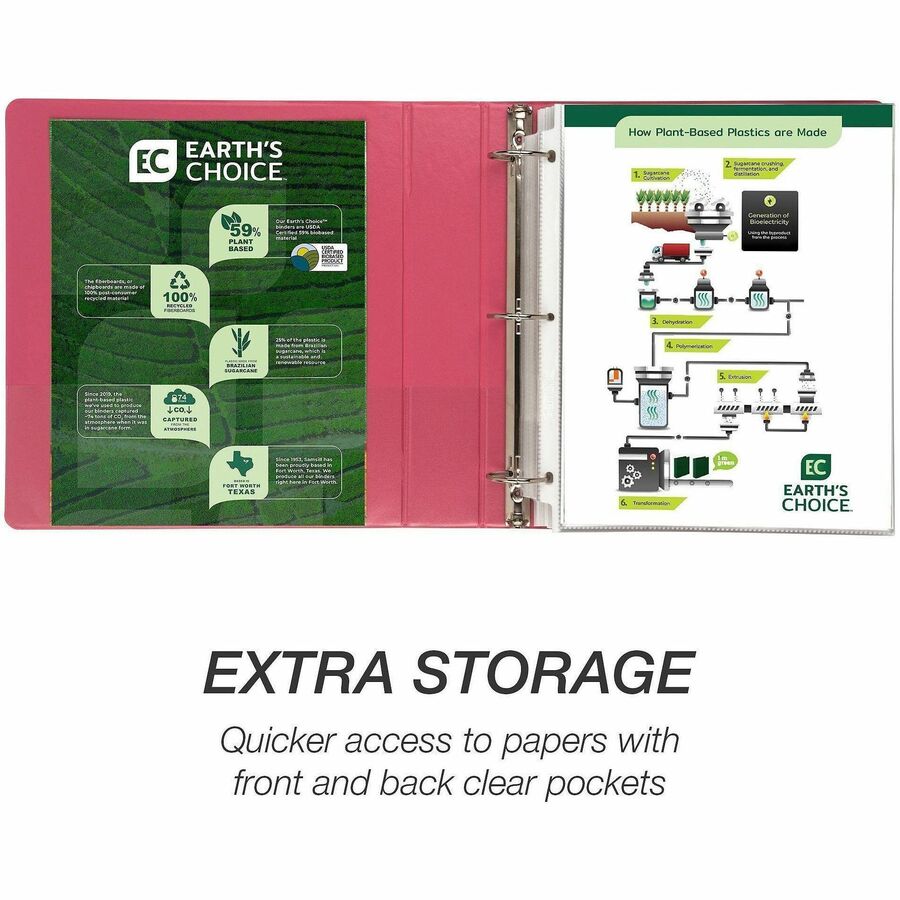Samsill Earth's Choice Plant-based View Binders - Alternate-Image6