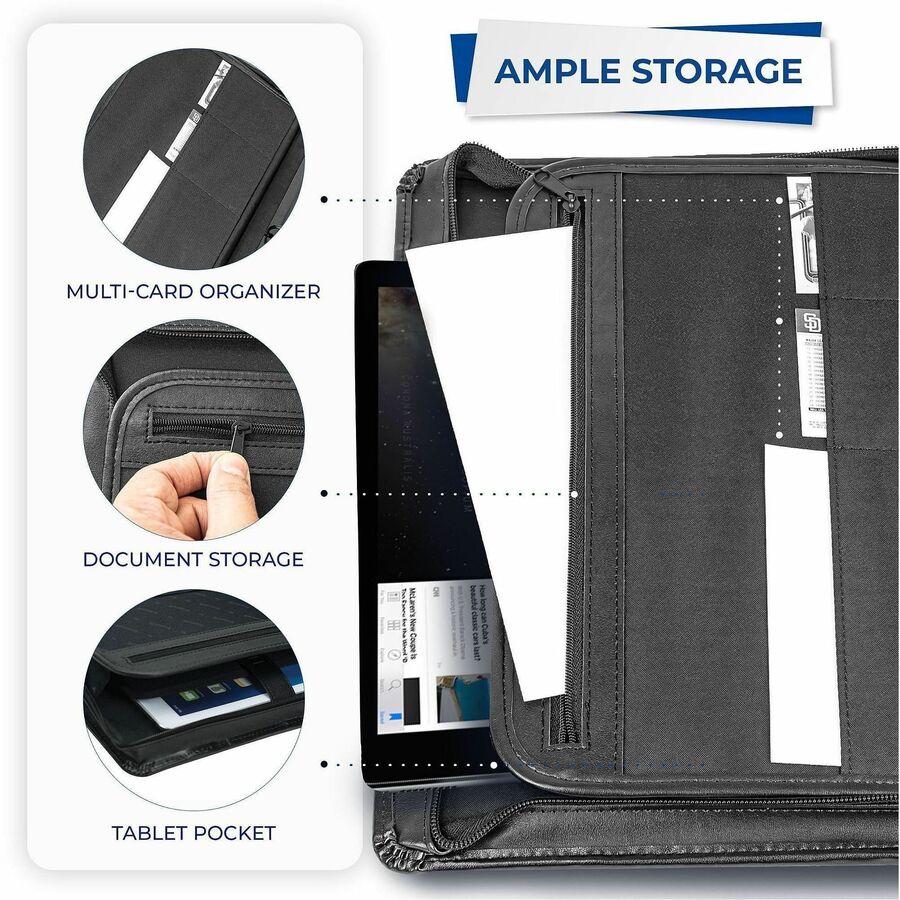 Samsill Regal Letter Pad Folio with Fastener - Alternate-Image6